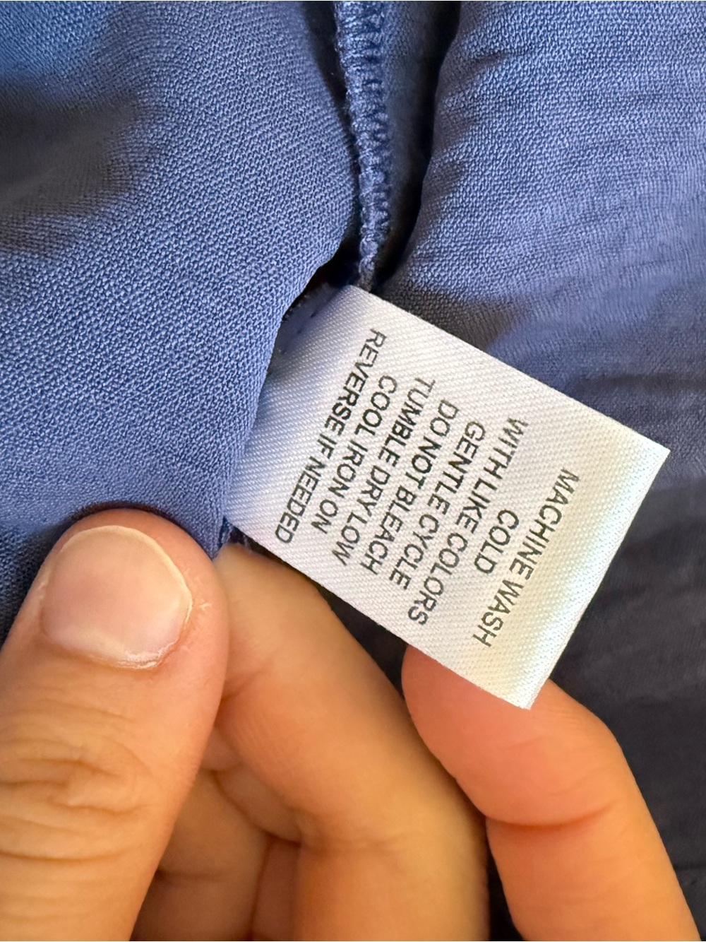 Dry Goods Blue Tiered Long Sleeve Dress - Picture 7 of 7